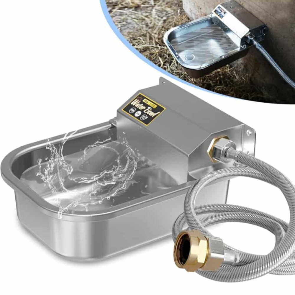 Automatic Stainless Steel Water Bowl